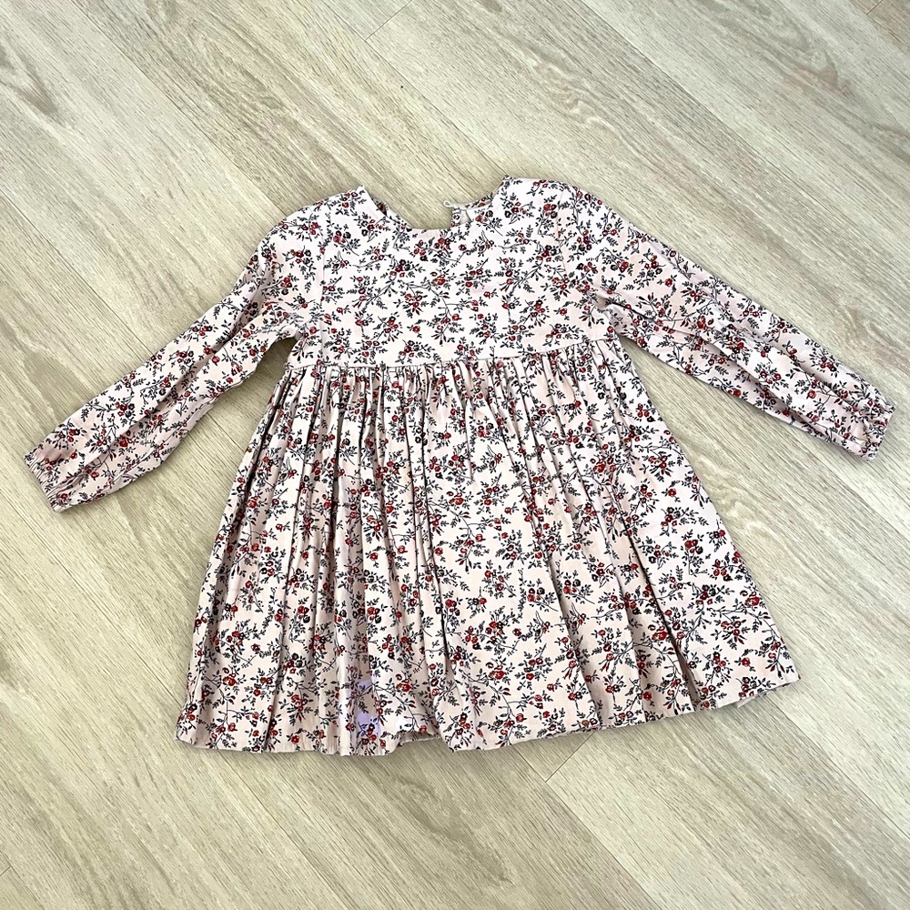 Nostalgic floral print dress